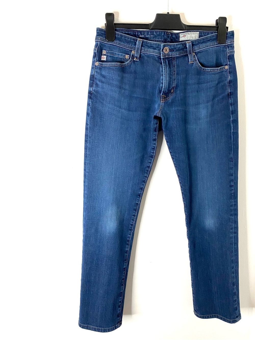 Ag Adriano Goldschmied Tellis Modern Slim Stretch Jeans Medium Wash Denim